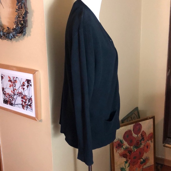 Vtg BOWLING AMF Munsingwear size XXL Cotton Cardigan Unisex Embroidered Logo - Picture 5 of 12